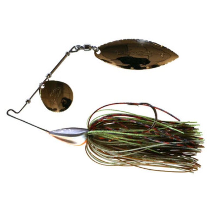 Damiki MTS-12 M Hull Turbulence Spinner Bait Lure Red Tiger