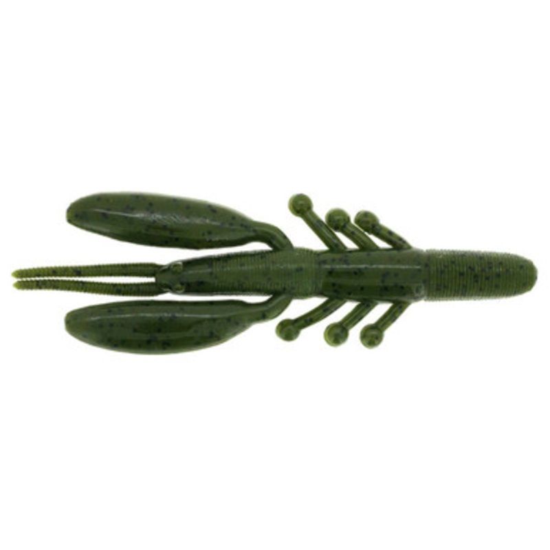 Damiki AIRCW-4 Aircraw 4in Soft Bait Original Green Pumpkin