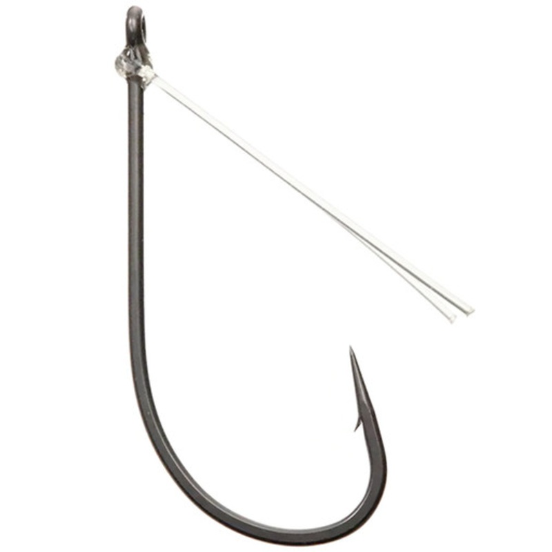 Mustad W60403NP-TX TitanX Weedless Wacky/Neko/Dropshot Hook – #2 – 4pk