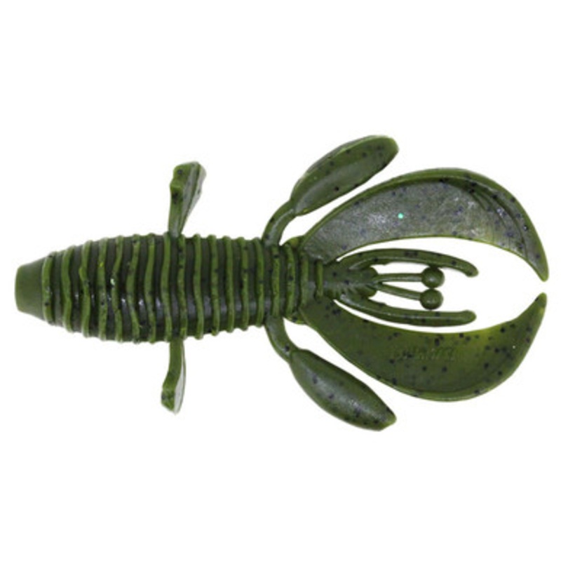 Damiki  Knock Out Soft Bait – 4in Original Green Pumpkin