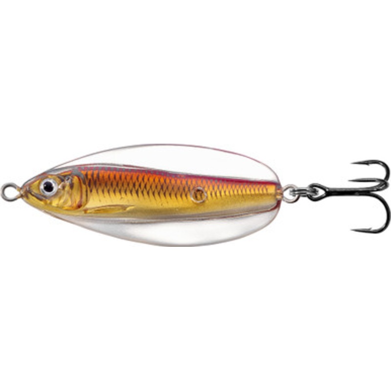 LIVETARGET Erratic Shiner Casting Spoon – 2-3/4in – Gold/Red