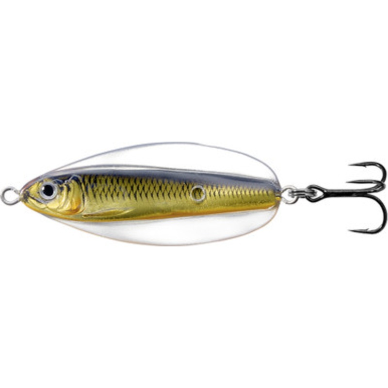 LIVETARGET Erratic Shiner Casting Spoon – 2in – Gold/Black