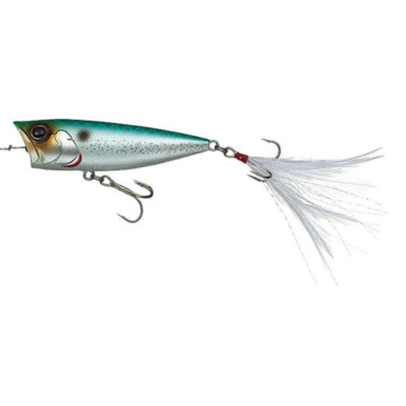 Evergreen OB Popper Custom Topwater Bait – Emerald Shiner