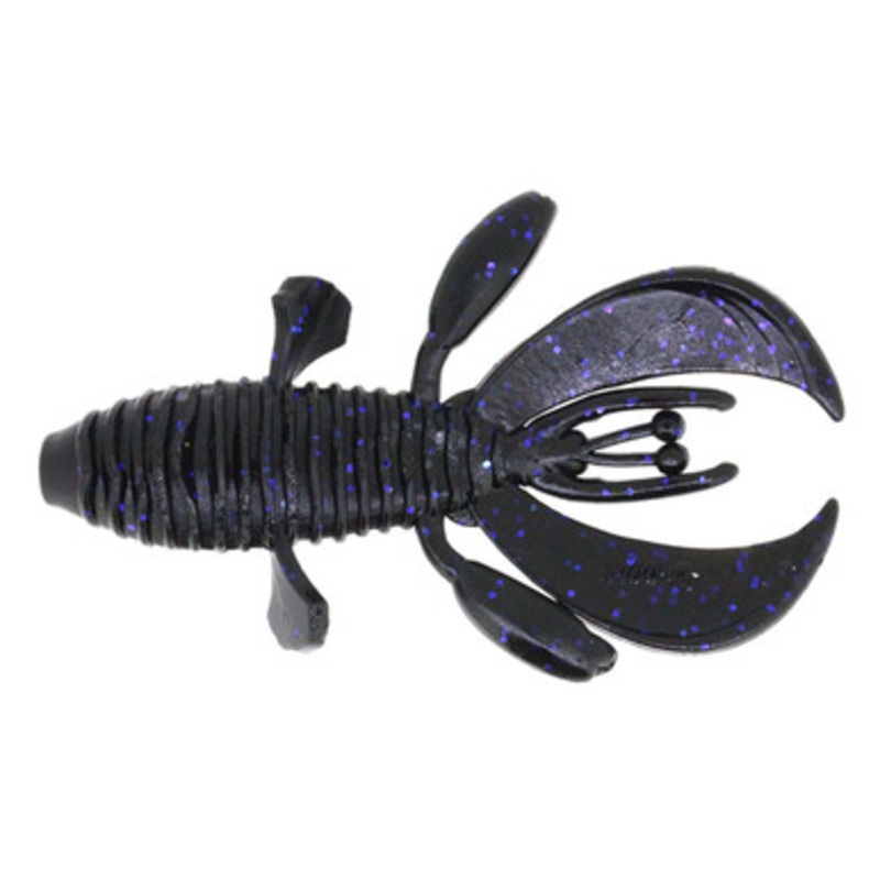 Damiki  Knock Out Soft Bait – 4in Black Blue