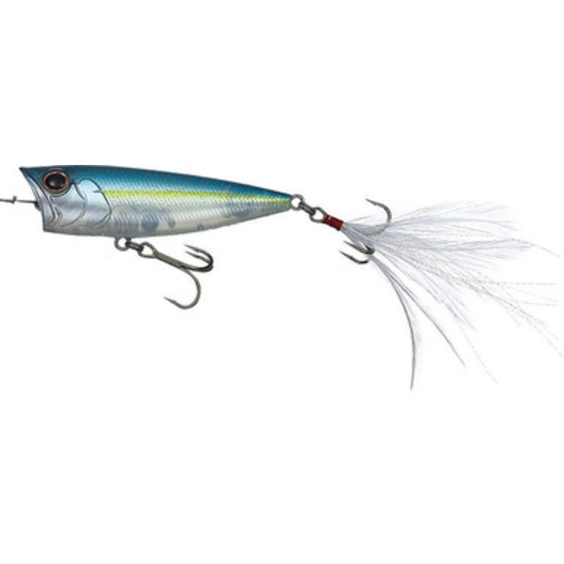 Evergreen OB Popper Custom Topwater Bait – Blue Back Herring
