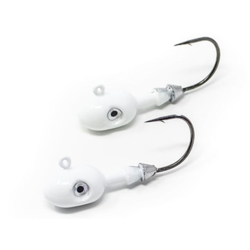 Joebaggs Gulpies Jig Heads – White – 2oz
