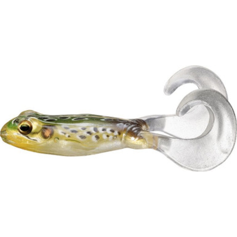 LIVETARGET Freestyle Frog – 3-1/2in – Emerald/Brown