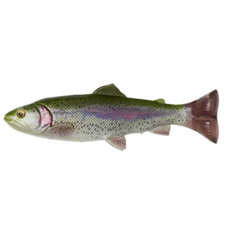 Savage Gear 4D Splitfin Pulse Tail Trout Lure – 8in – Ghost Trout