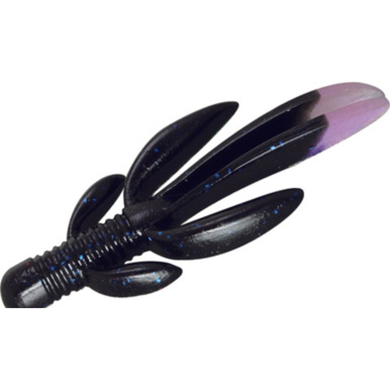 Jackall Darts Hog – 3.5in – Black Blue Flake Purple Tail