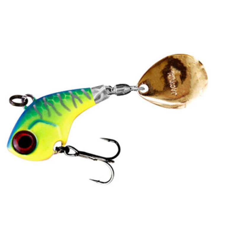 Jackall Deracoup Tail Spin Jig – 3/4oz – Blueback Chartreuse