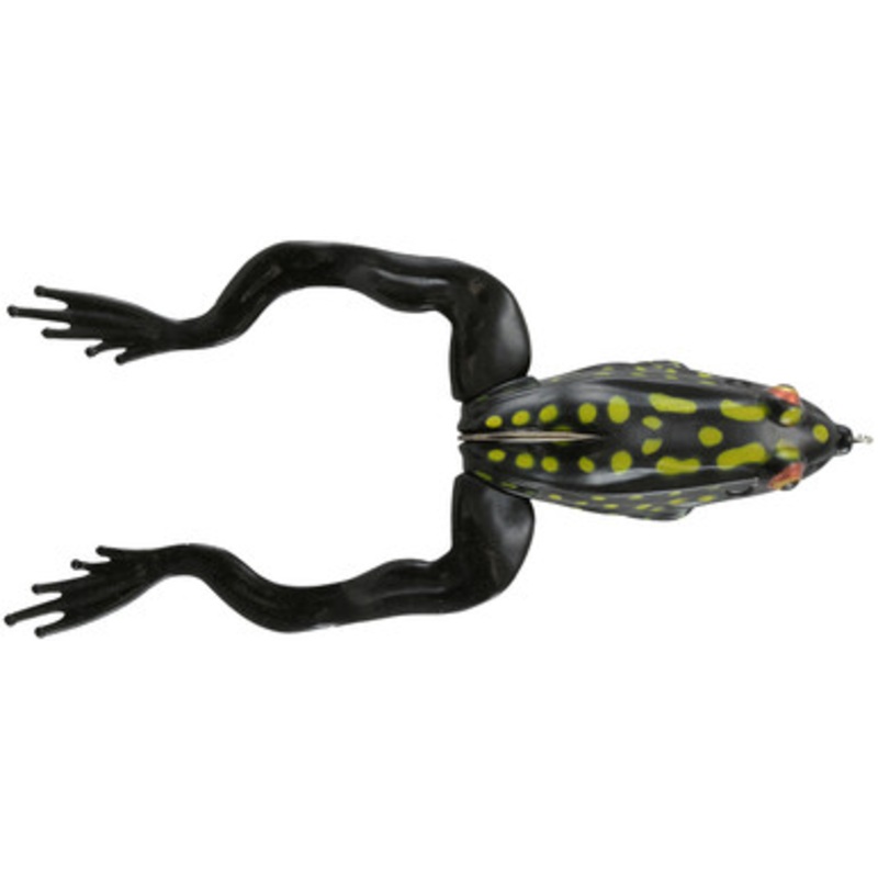 Savage Gear 3D Frog w/ Imitation Legs – 2-1/4in – Black Yellow