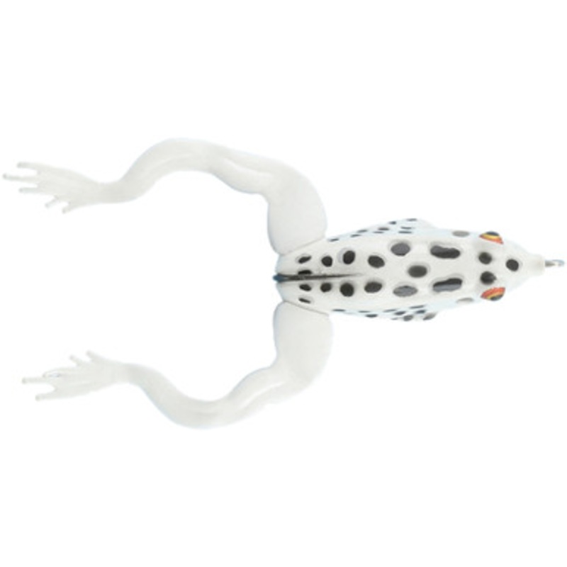 Savage Gear 3D Frog w/ Imitation Legs – 2-1/4in – White Leopard Matte