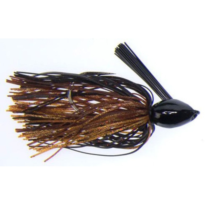 All-Terrain Tackle Grassmaster Jig Lure 3/4oz Black Brown Amber