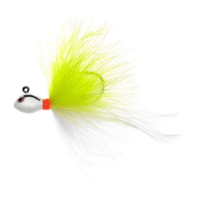 SPRO RKStar Salmon Jig – 1/2oz – Chartreuse/White