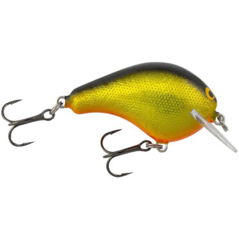 Bagley BB2-BGO Balsa B2 Lure – 2-3/8 in. – Black Back/Gold Foil/Orange Belly