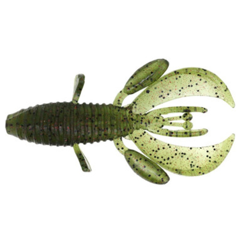 Damiki  Knock Out Soft Bait – 4in Watermelon Red Black