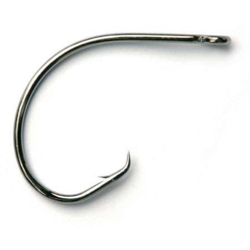 Mustad 39951NP-BN Super Fine Wire Circle – Straight Shank 10/0 Hook