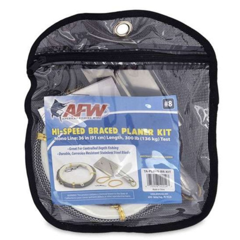 American Fishing Wire TA-PL8HS-BR-KIT Hi-Speed Braced Planer Kit