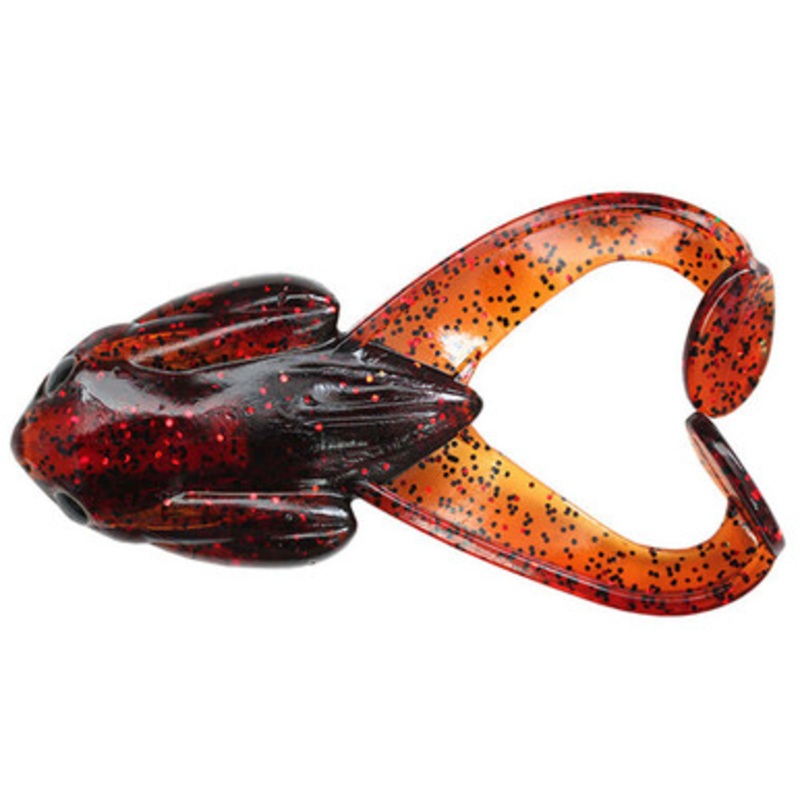 Damiki Air Frog Soft Bait – 4in Dark Cinnamon Red
