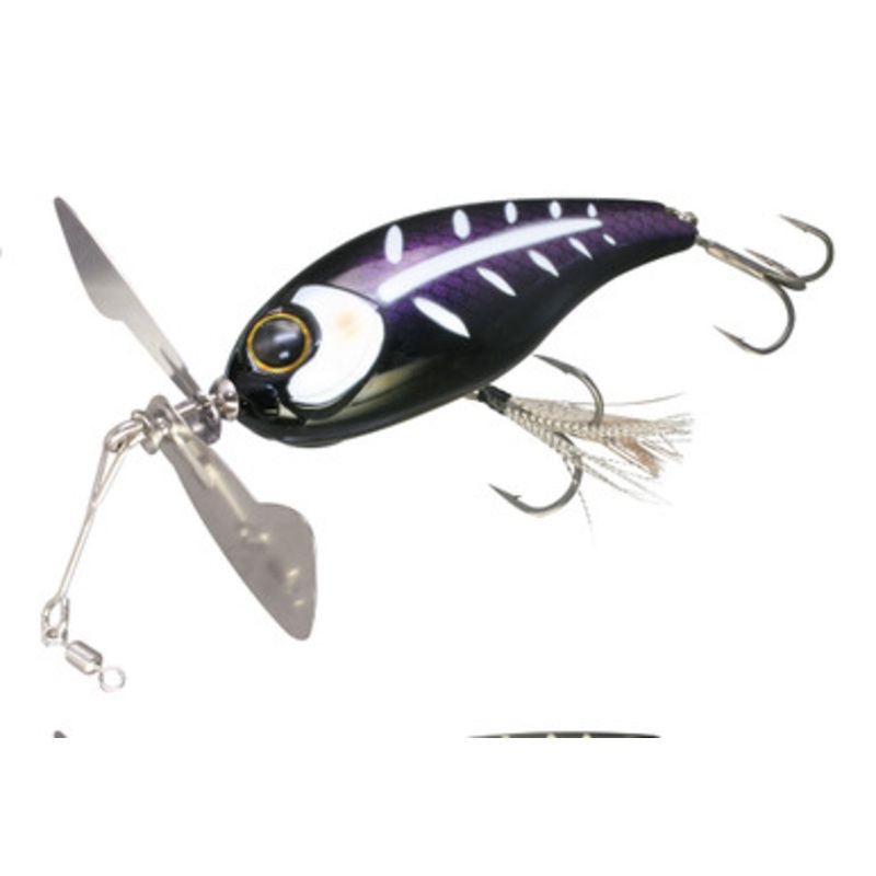 Jackall JCHOPC-BWB Chopcut Hard Bait – Black/White Bone