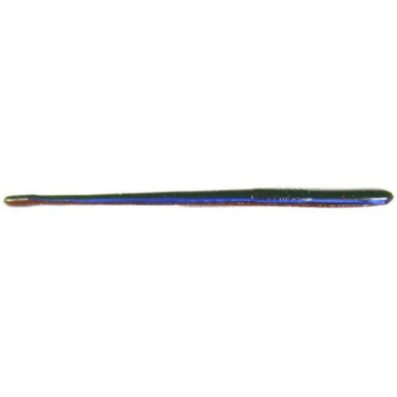 Roboworm SR-829Y Straight Tail Worm – 6 in. – Aaron’s Magic w/ Red & Black Flake