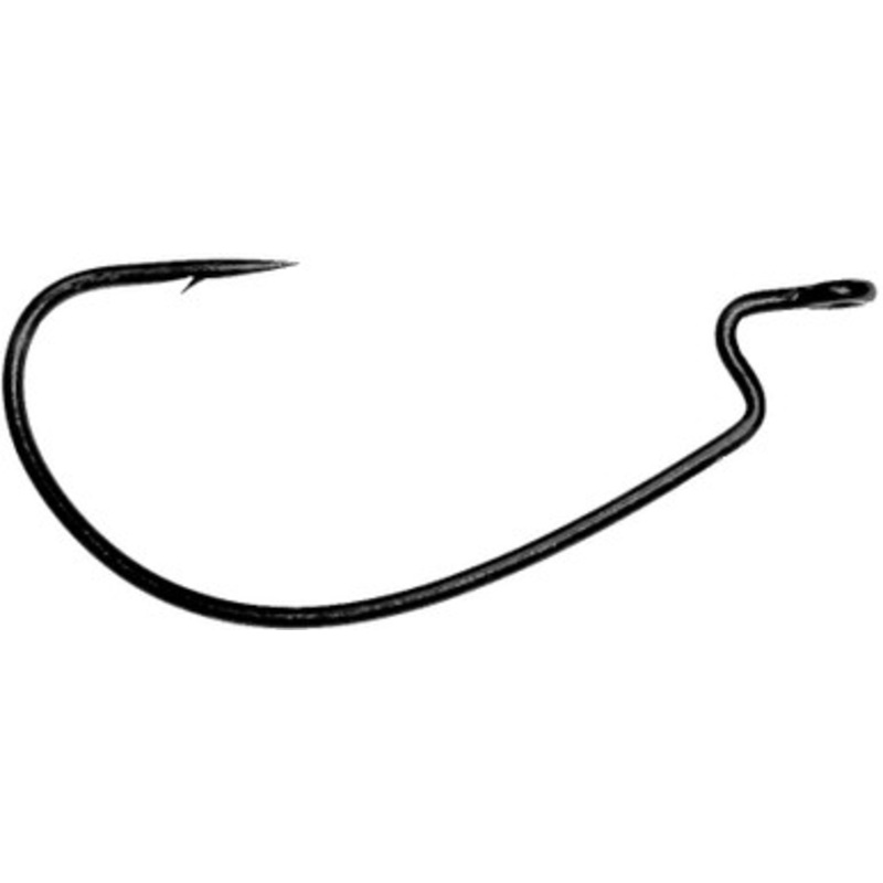 Daiichi D39Z Fatgap Worm/Tube Hooks – Black Nickel – 5/0 – 5pk