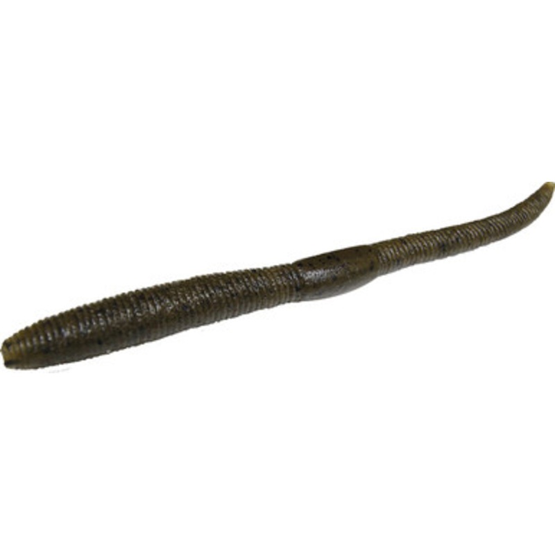 Jackall Neko Flick Worm – 4.8in – Green Pumpkin Pepper