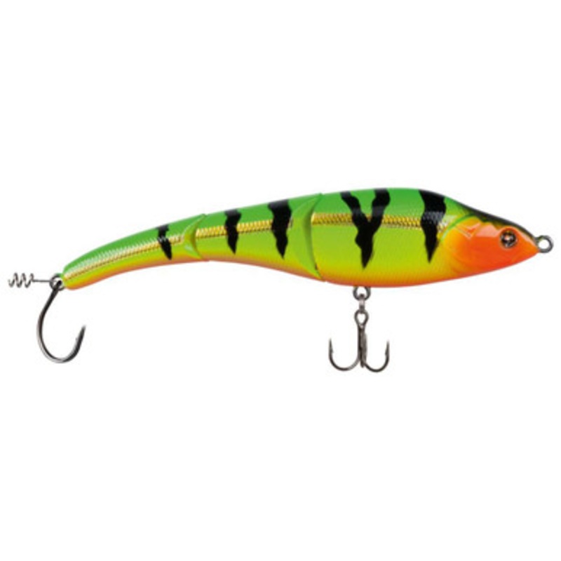 Sebile Magic Swimmer Lure – 9in Slow Sinking Fire Tiger Gold