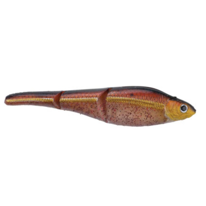 Sebile Magic Swimmer Soft Bait – 4-1/2in Amber Liner