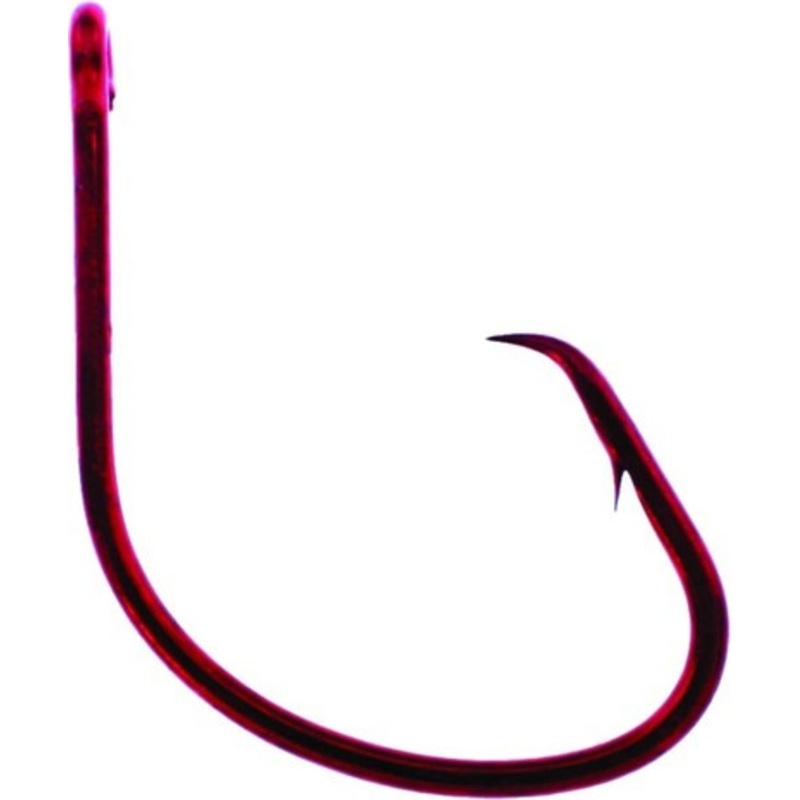 Daiichi D84Z Light Circlechunk Circle Hooks – Bleeding Bait Red – 1/0 – 7pk