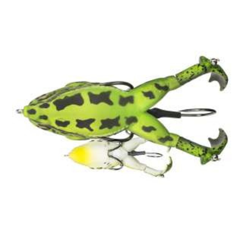 Lunkerhunt PROPF01 Prop Frog Lure – Green Tea