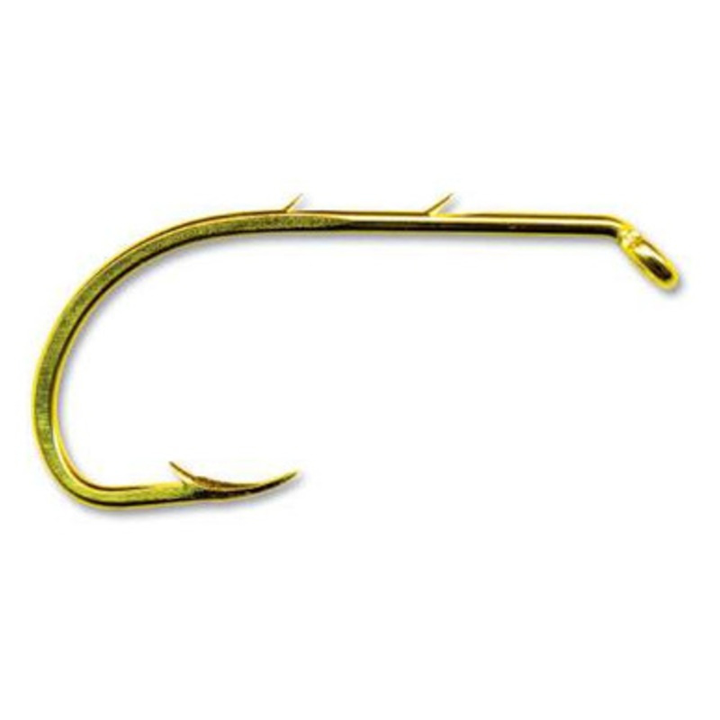 Mustad 92641-GL Sliced Shank 1/0 Hook