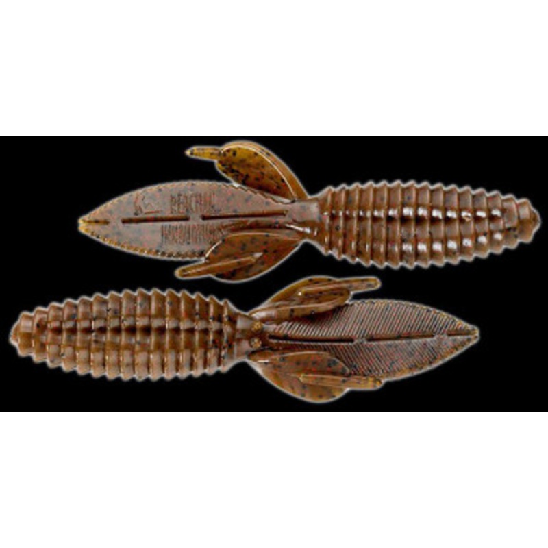 Reaction Innovations Sweet Beaver Bait – Green Pumpkin Red 10pk