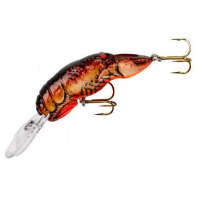 Rebel D77 Deep Teeny Wee Crawfish 1 1/2in Crankbait Ditch Brown Crawfish