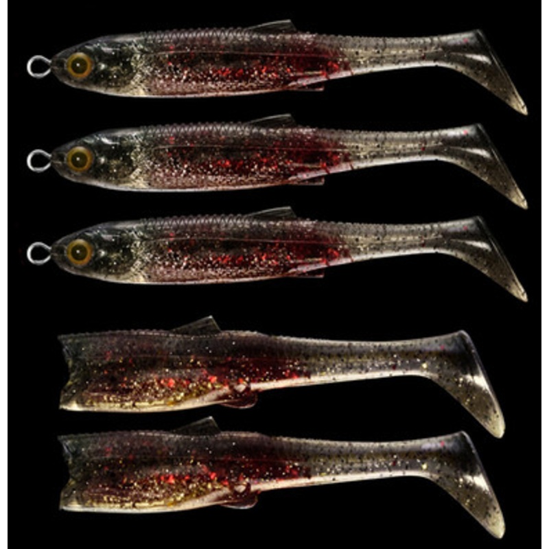 LIVETARGET BaitBall Spinner Rig Interchange Pack – Small – Blood Red Minnow