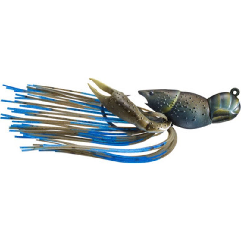 LIVETARGET Hollow Body Crawfish – 1-1/2in – Mud/Blue
