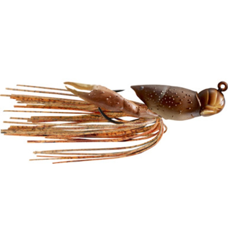 LIVETARGET Hollow Body Crawfish – 2in – Natural/Brown