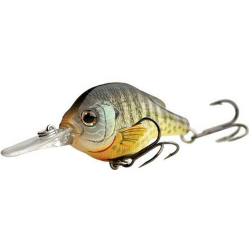 LIVETARGET Lures Bluegill Crankbait BG57S Shallow Dive 2.25in 100 Natural Matte