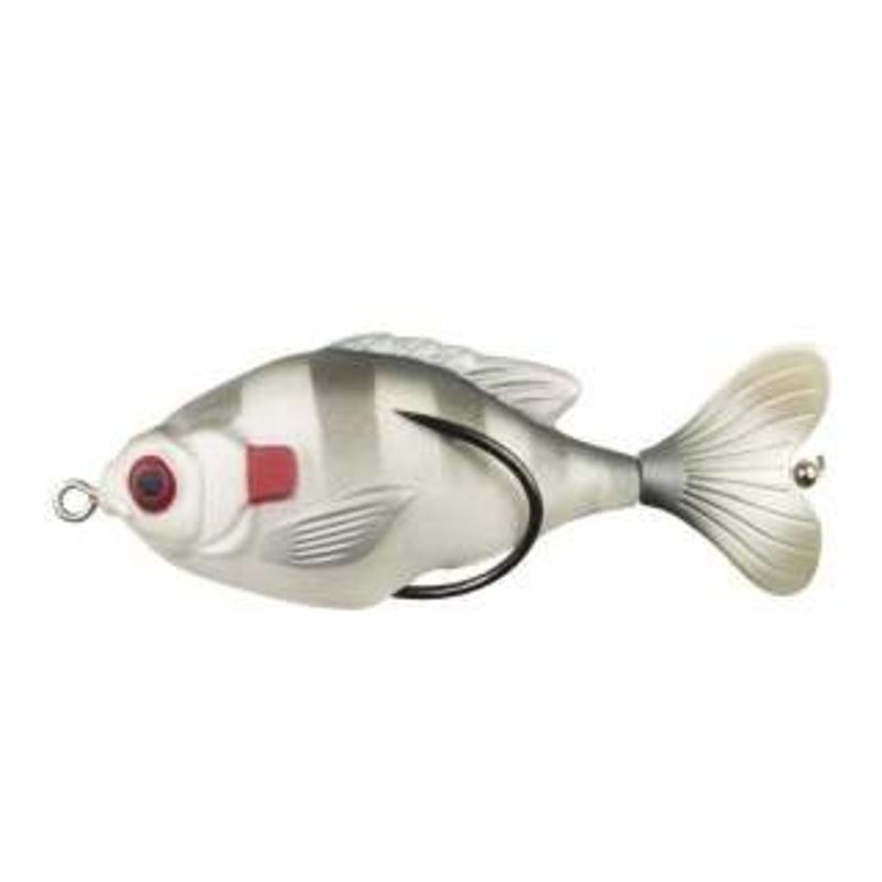 Lunkerhunt SUNPRF05 Sunfish Prop Fish Lure – Ghost