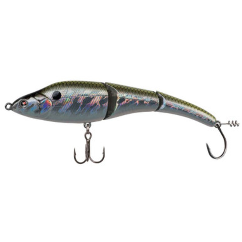 Sebile Magic Swimmer Lure – 3-3/4in Sinking Holo Greenie