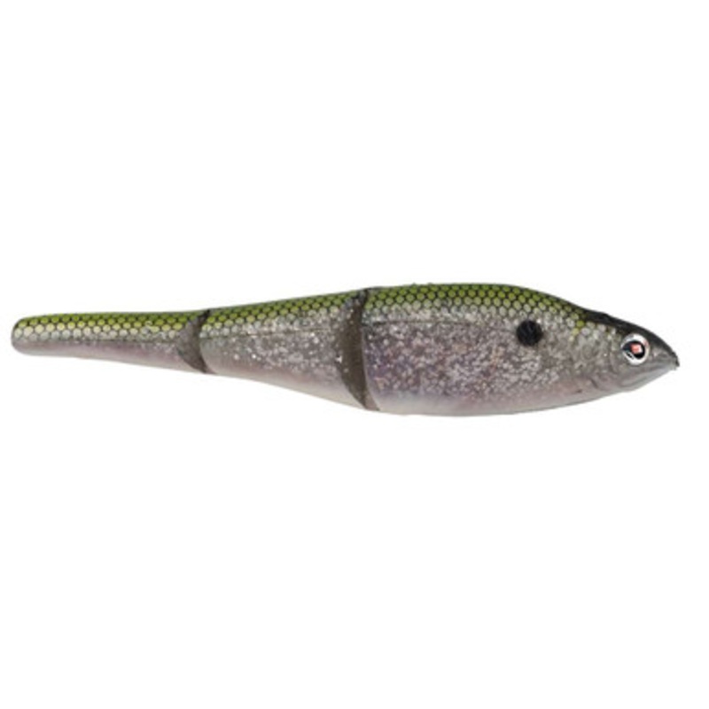 Sebile Magic Swimmer Soft Bait – 5-1/8in – Holo Greenie