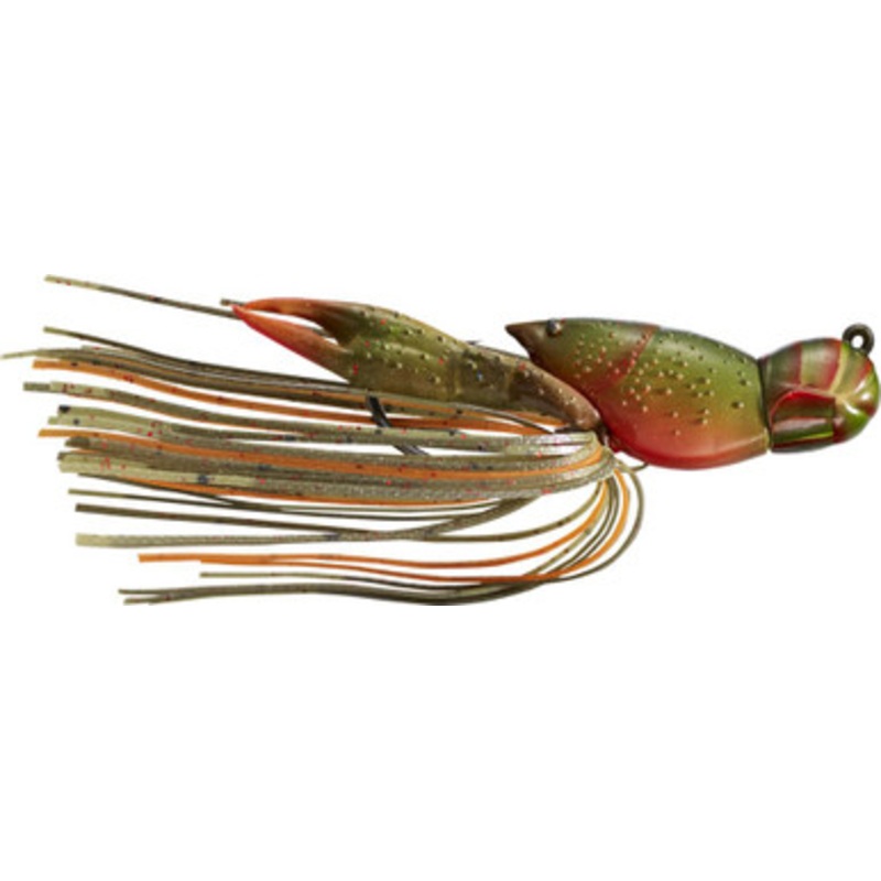 LIVETARGET Hollow Body Crawfish – 2in – Olive/Orange