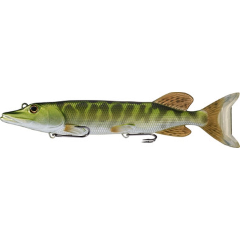 LIVETARGET Juvenile Pike Swimbait – 8in – Metallic/Green
