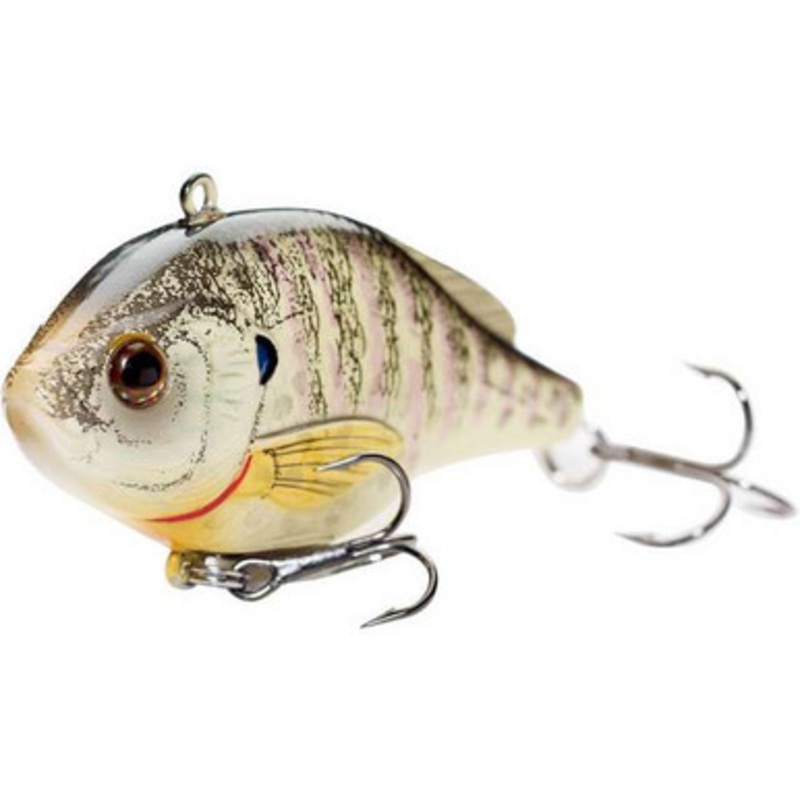 LIVETARGET Lures Bluegill Lipless Rattlebait BGV65SK 2-9/16in 102 Metallic Gloss