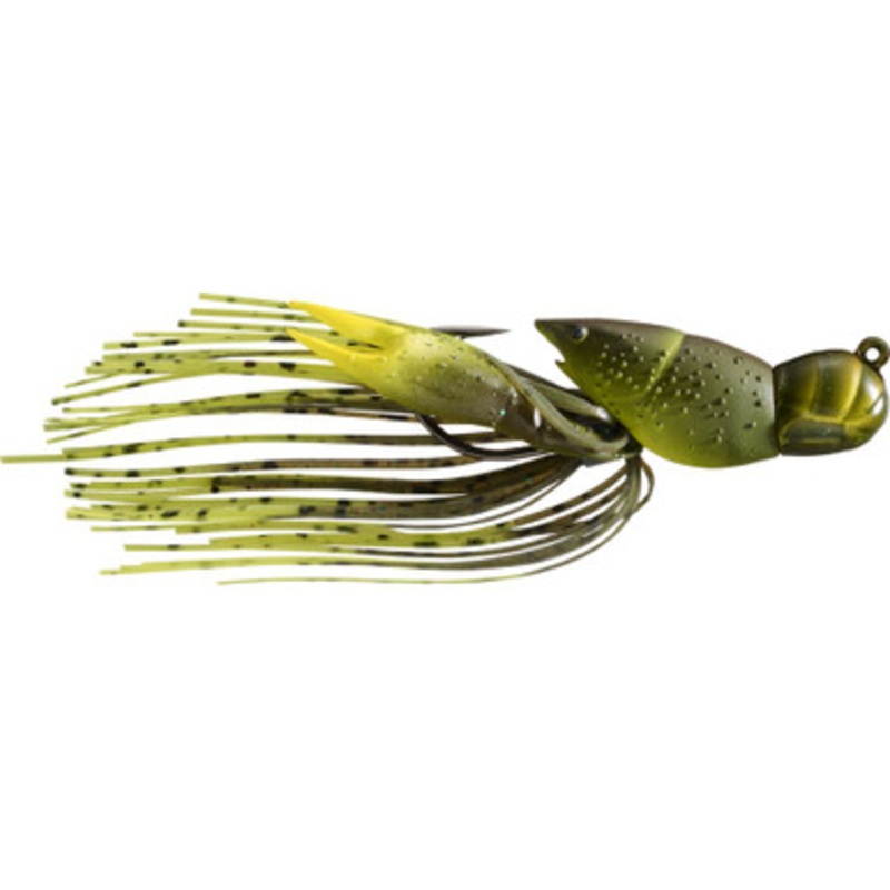 LIVETARGET Hollow Body Crawfish – 1-3/4in – Green/Chartreuse