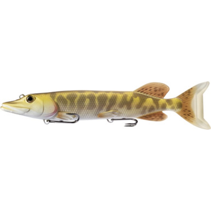 LIVETARGET Juvenile Pike Swimbait – 8in – Matte/Gold