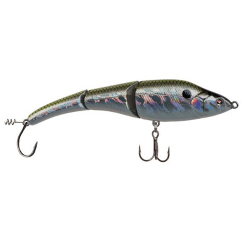 Sebile Magic Swimmer Lure – 6-1/2in Slow Sinking Holo Greenie