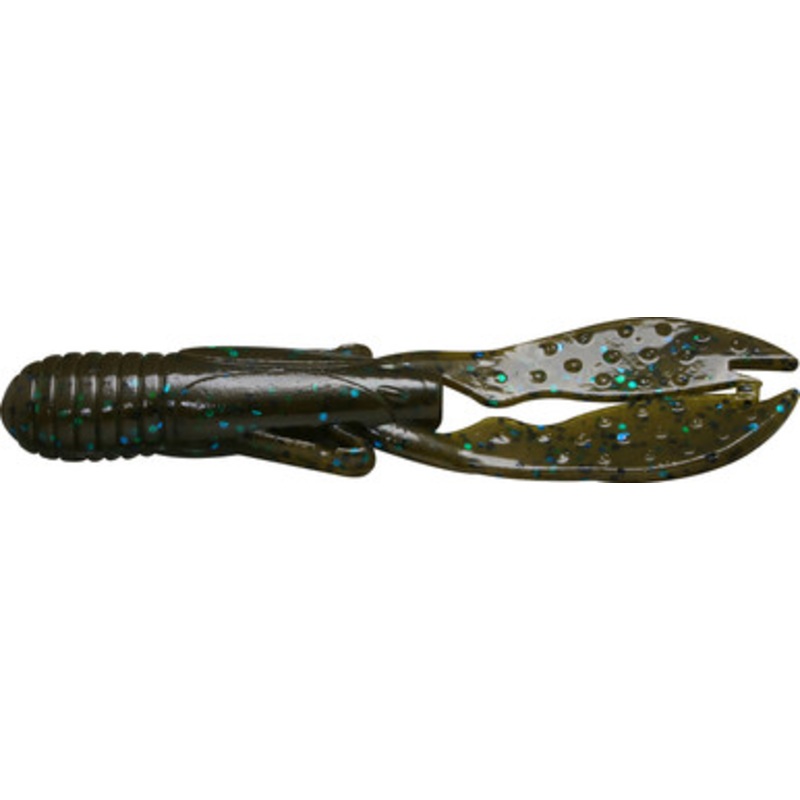 Jackall Sasuteki Craw – 5in – Green Pumpkin Blue Flake