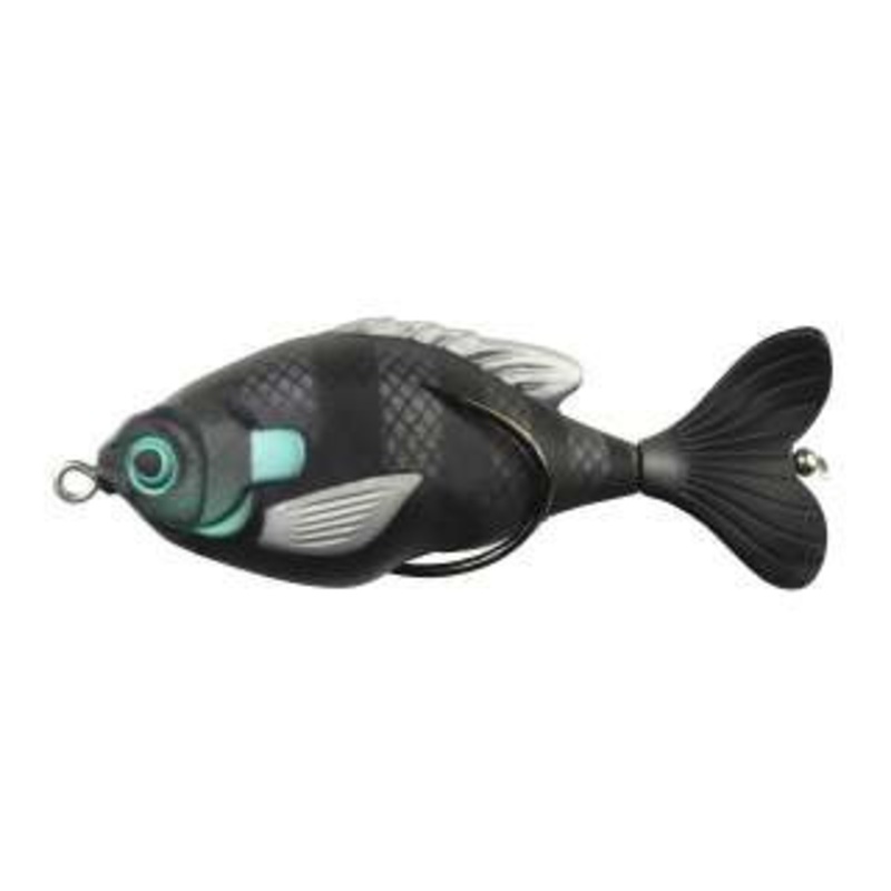 Lunkerhunt SUNPRF05 Sunfish Prop Fish Lure – Stealth