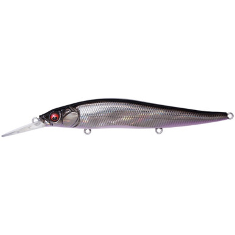 Megabass Vision 110+1 Jerkbait – GG Deadly Black Shad